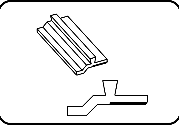 AGRU Concrete Anchor / Profile – Mã 576 HDPE yellow